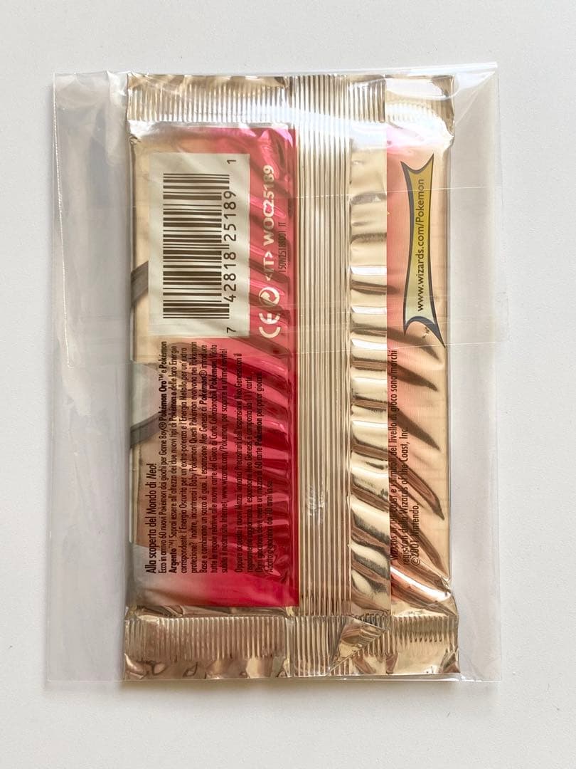 ポケモンカードゲーム neo genesis 未開封パック　イタリア語版