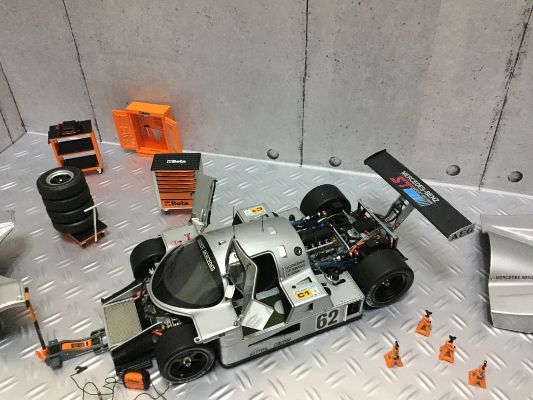 ミニカー EXOTO 1/18 Sauber Mercedes C9 #62