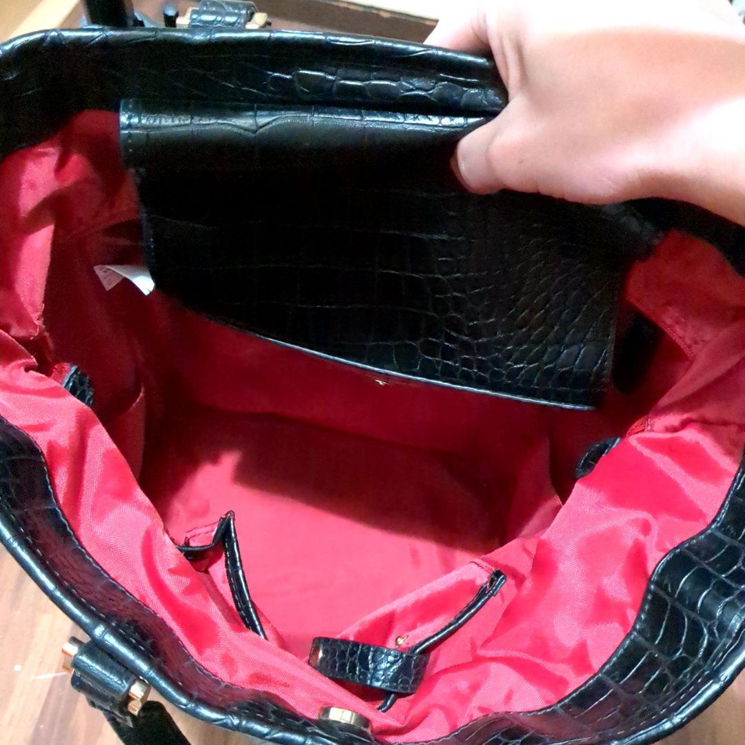 ✨美品✨SWANY キャリーケース ブラック クロコ型押し 大型 4輪