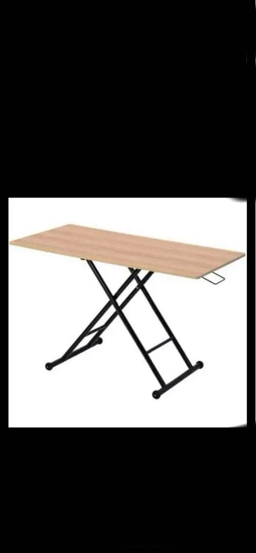 【未使用 送料込み】ガス圧昇降式テーブル