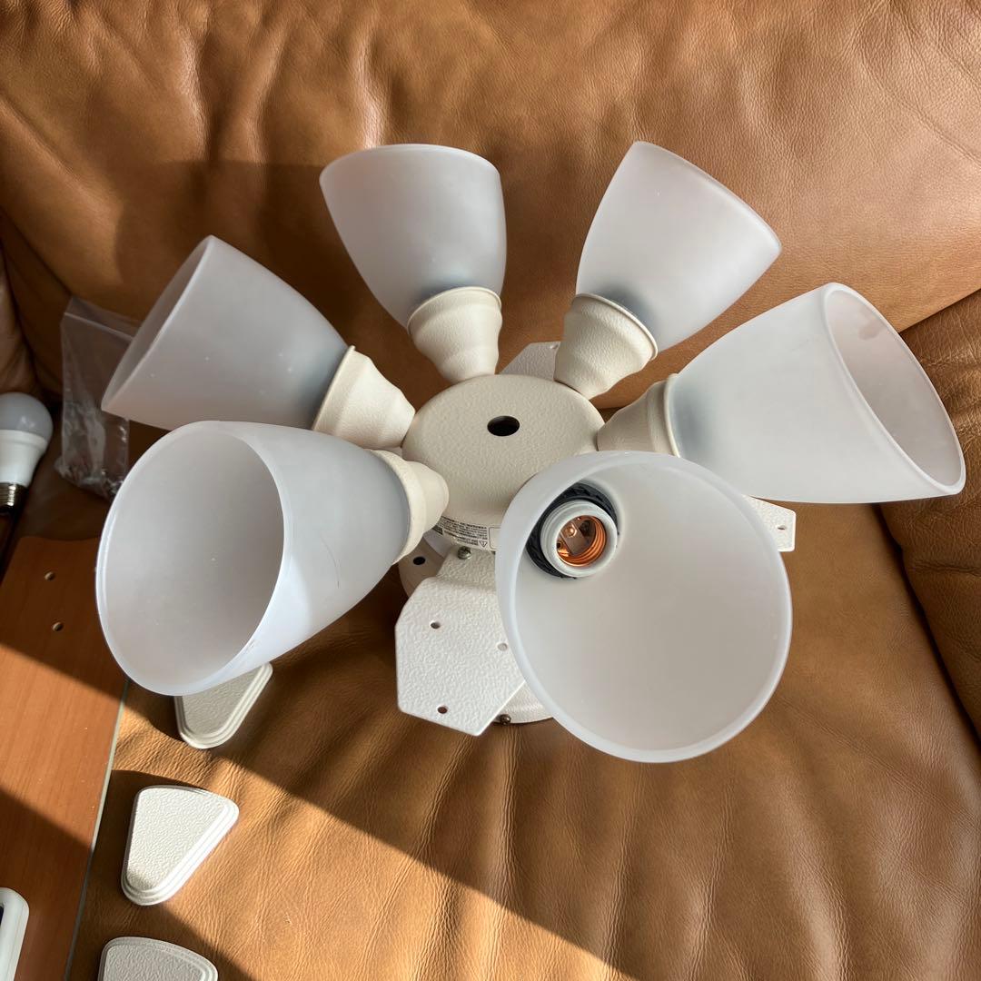 【美品】plusmore シーリングファン 6灯 Windouble