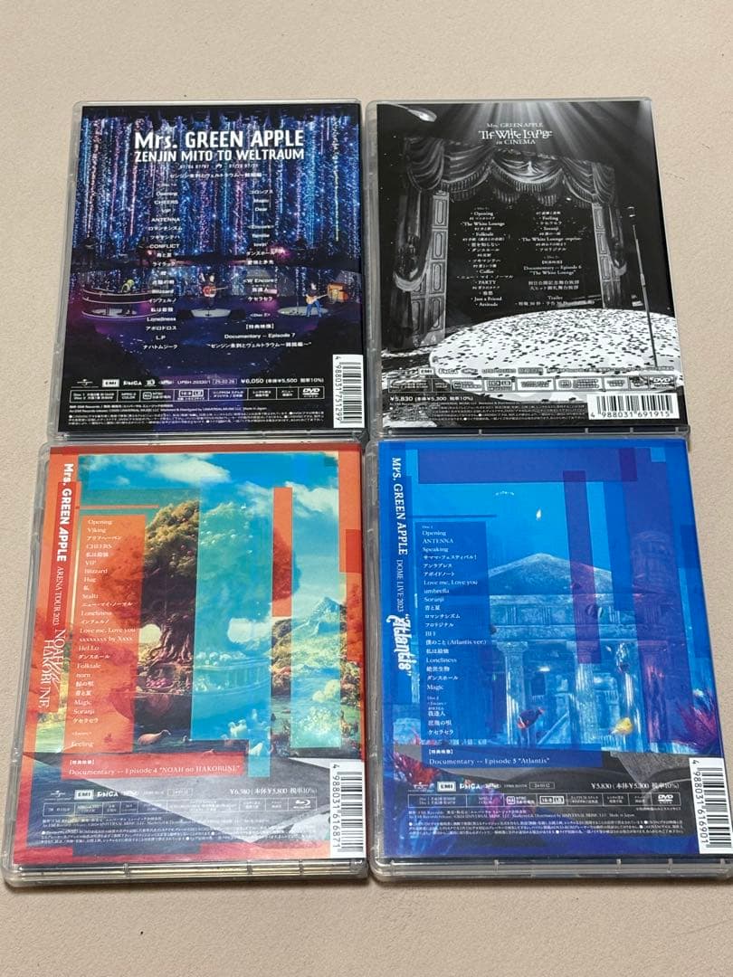 Mrs. GREEN APPLE ライブDVDセット