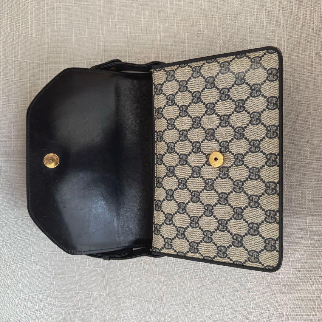 GUCCI ショルダー 肩掛け バッグ 24×16 オールドグッチ ビンテージ