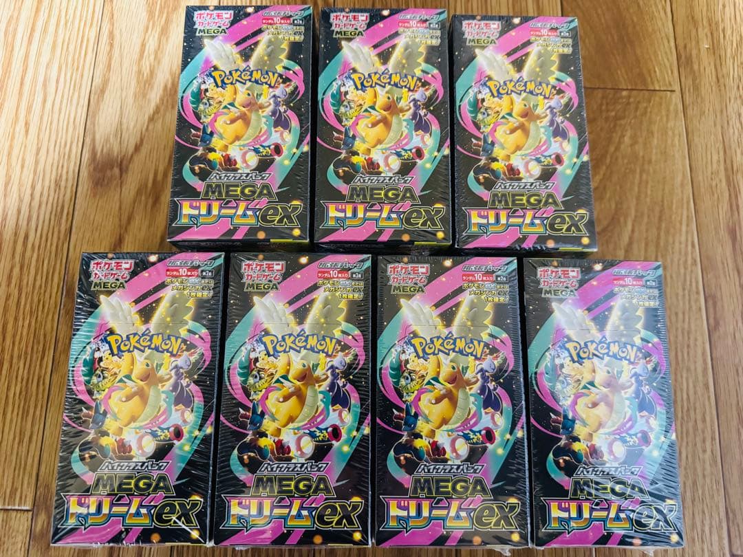 ポケモンカード MEGAドリームex 7BOX シュリンク付き