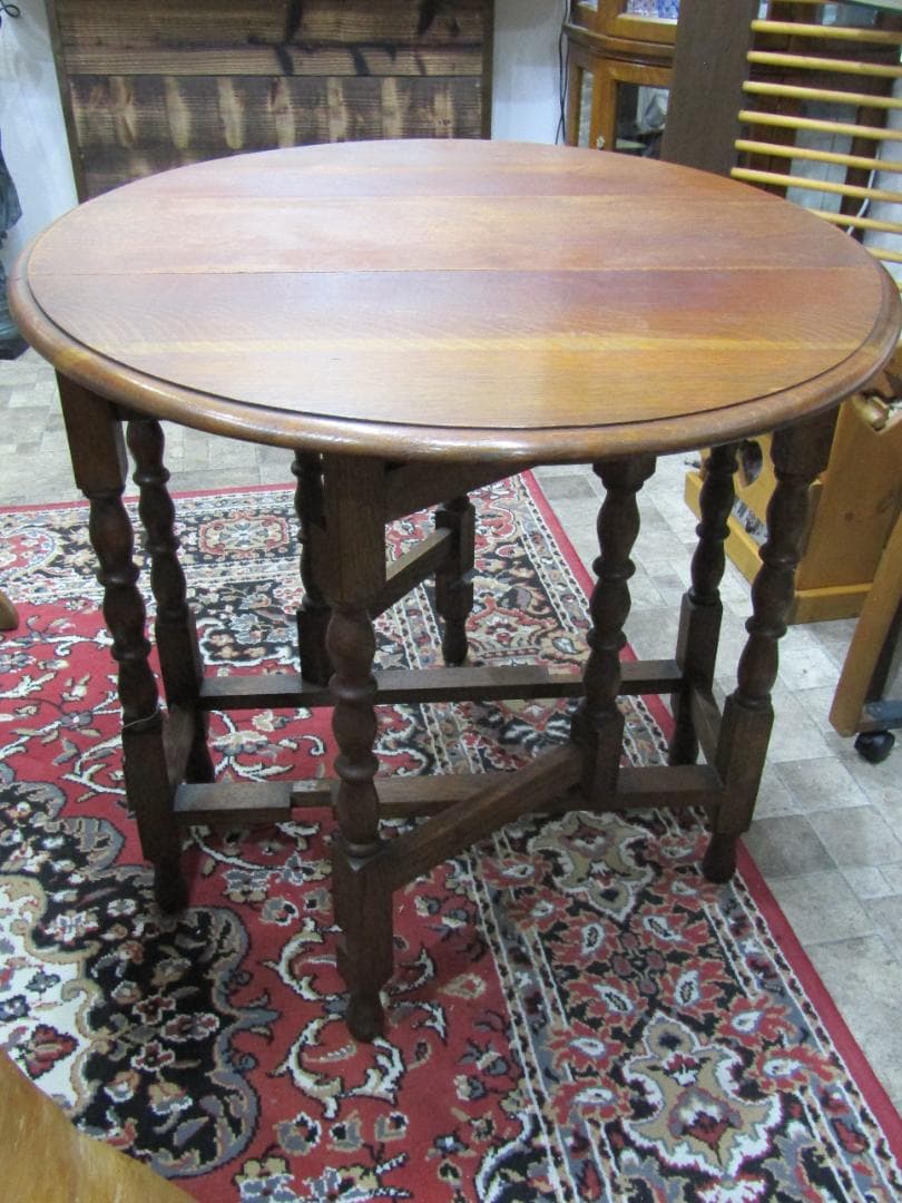 イギリス　アンティーク　ゲートレッグテーブル　バタフライ 直輸入品　希少品