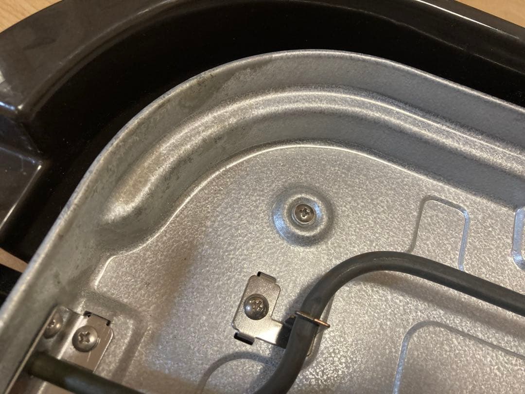 【訳あり　プレートは新品】山善　ホットプレート【平面・波型・たこ焼きの3WAY】