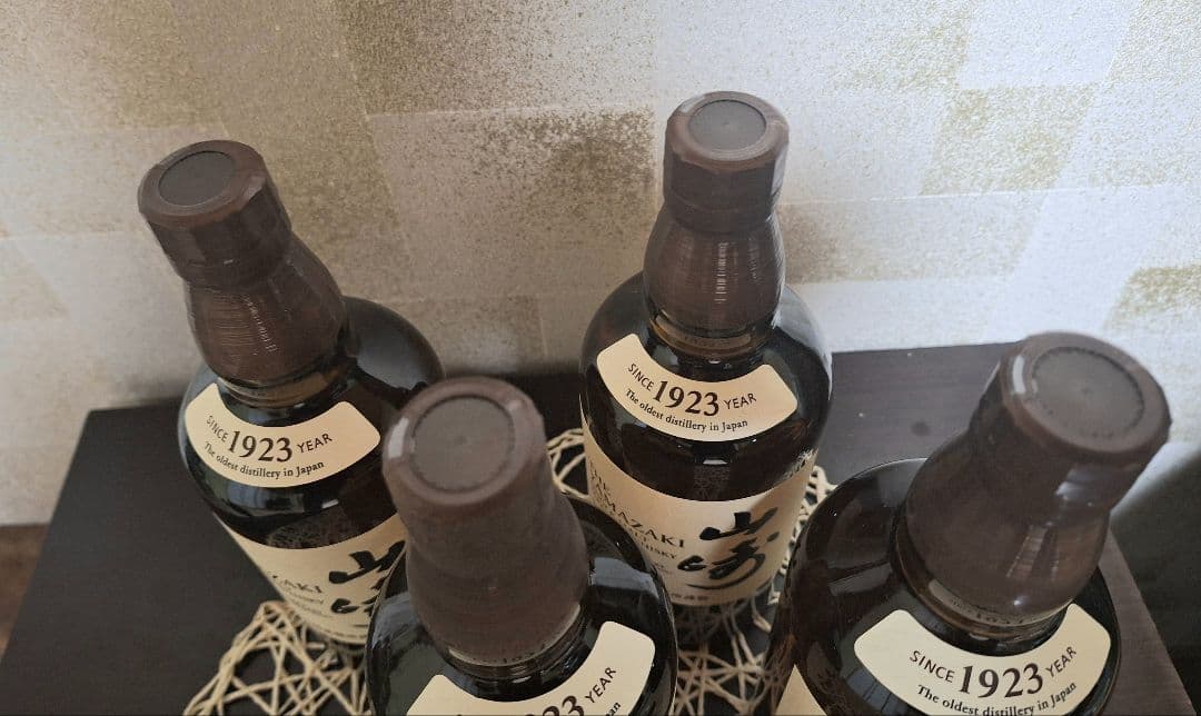山崎 シングルモルトウイスキー 700ml4本セット新品未開封