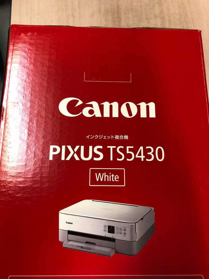 CANON プリンター本台メーカー保証付 TS5430WH インク欠品 キャノン