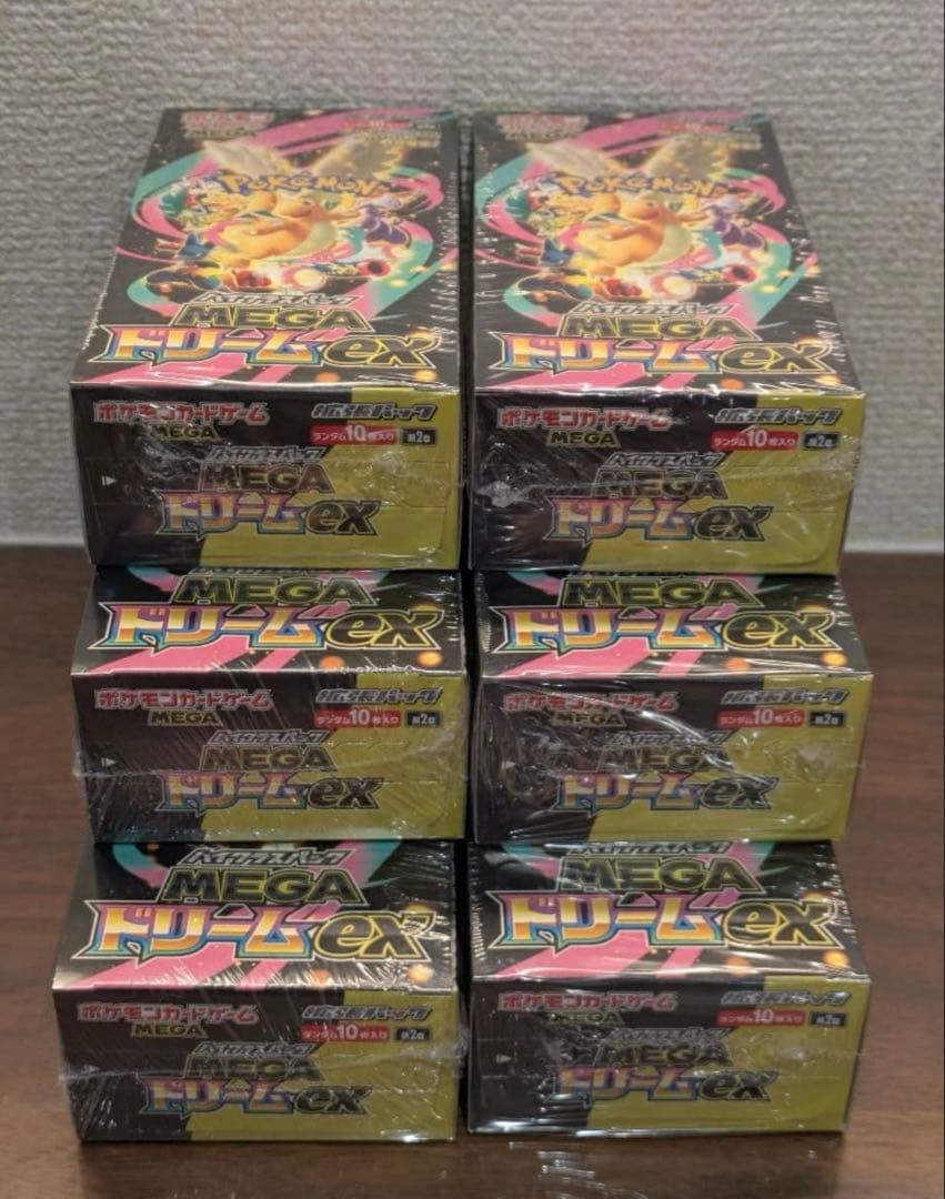 ポケモンカードゲーム MEGAドリームex 6BOX　シュリンク付き