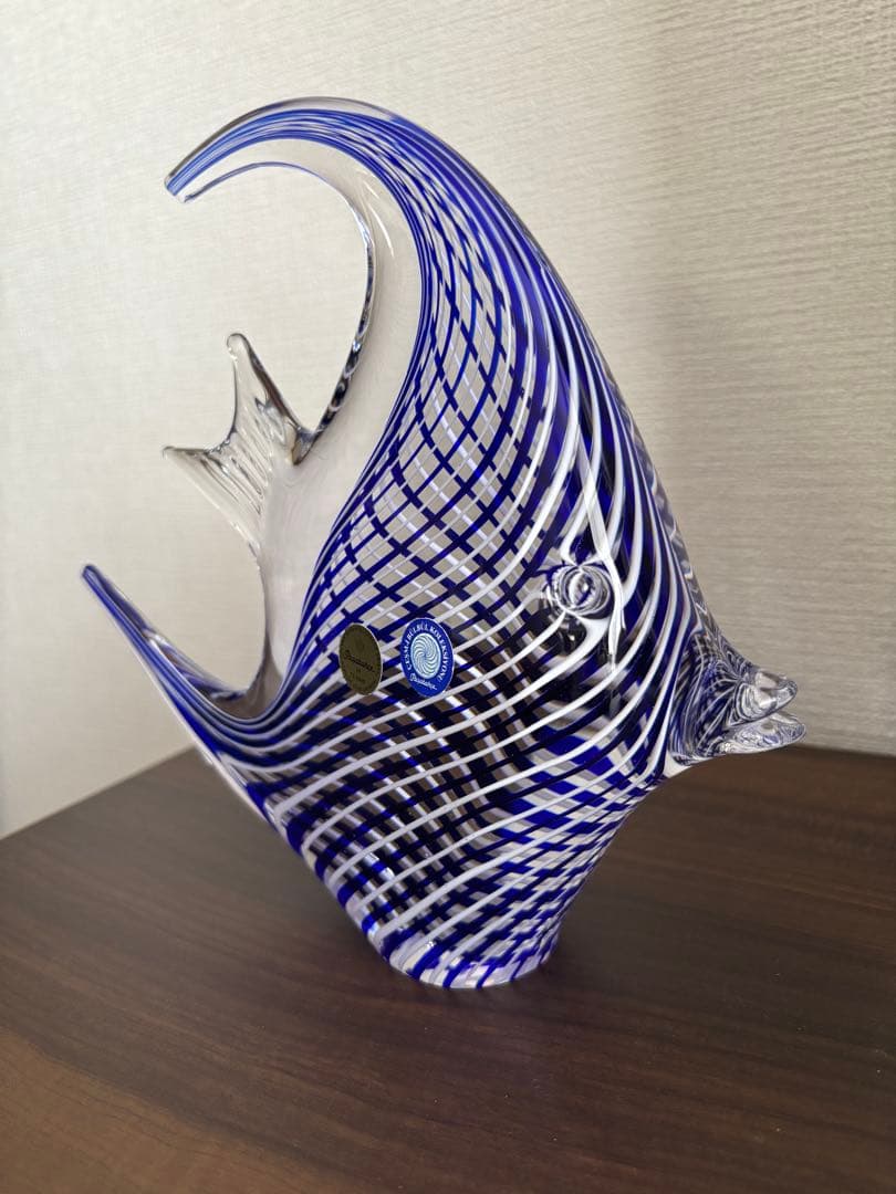トルコ製　エンゼルフィッシュ　ガラス工芸品