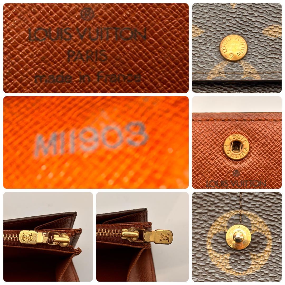 ✨鑑定済み✨ルイヴィトン✨モノグラム ポルトフォイユサラ 二つ折り財布