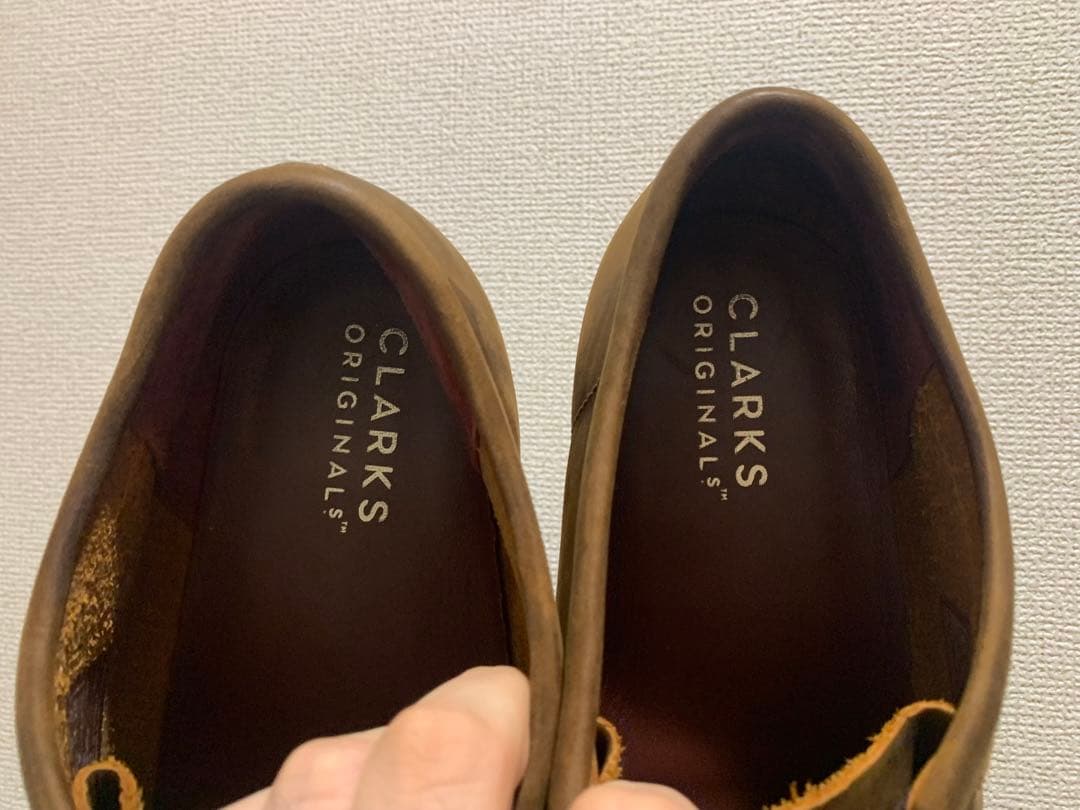 CLARKS ORIGINALS ブラウン　ワラビー