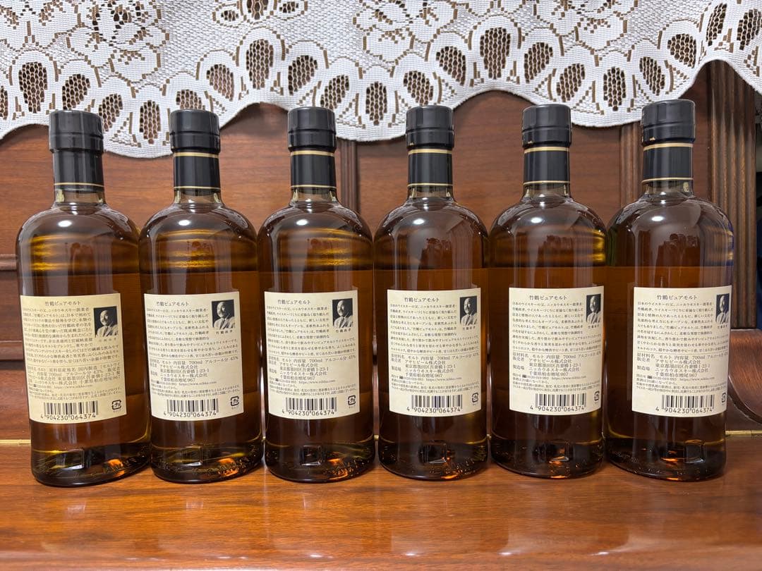 【ブラックフライデーセール】竹鶴ピュアモルト　ウイスキー 700ml 6本セット