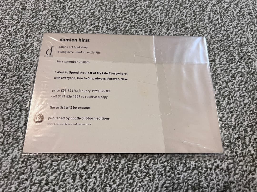 コレクション Damien Hirst post card