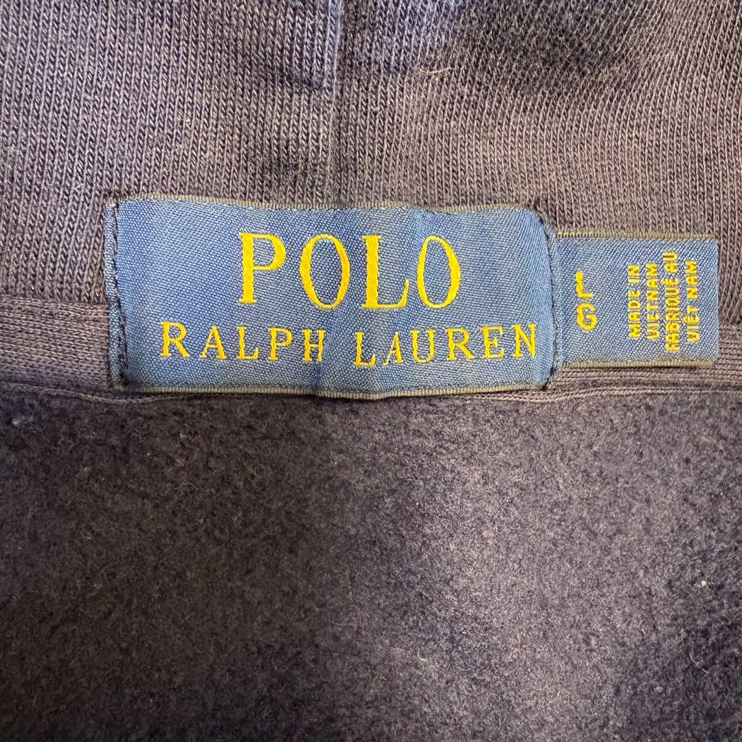 POLO Ralph Lauren フーディー　ネイビー　ビックポニー刺繍