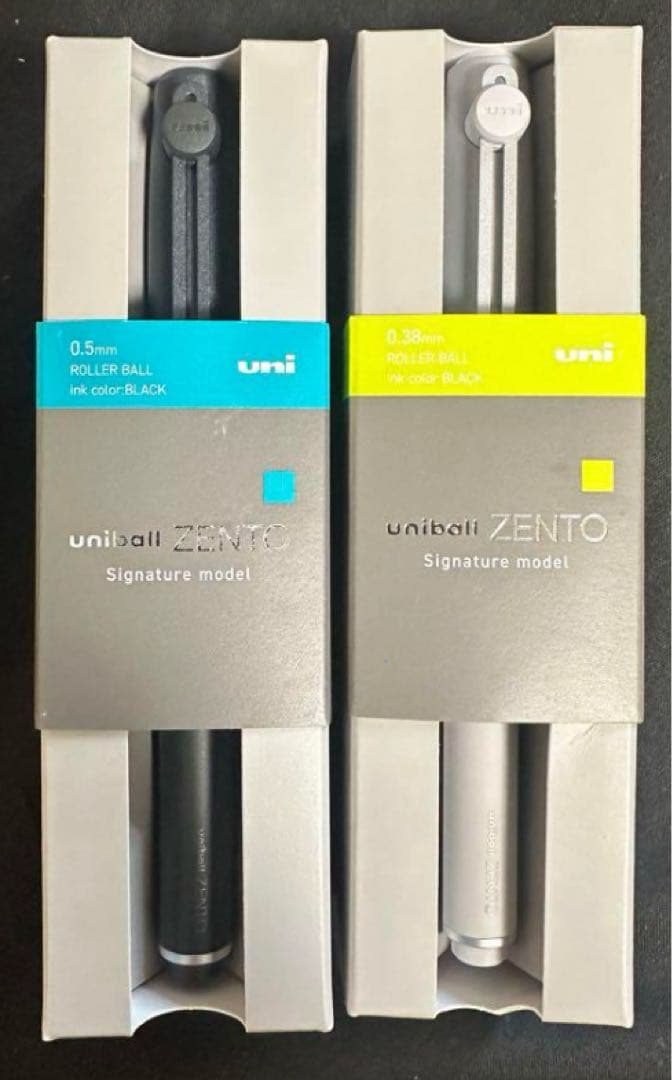 ユニボール zento ゼント シグニチャーモデル　0.5mm 0.38mm