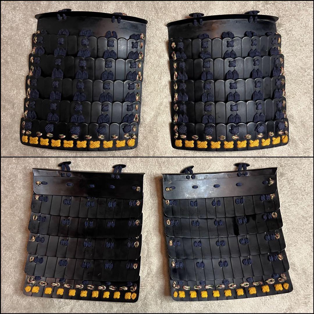 超美品！『薩摩国住光忍十一代作』日本 甲冑 錆胴鉄錆鋲当世具足『鎧 一式』等身大