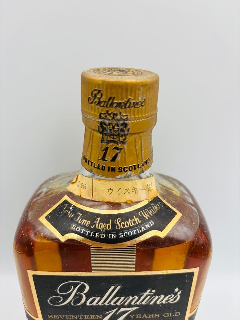 未開栓 バランタイン17年 スコッチウイスキー 赤青紋章 760ml 43%