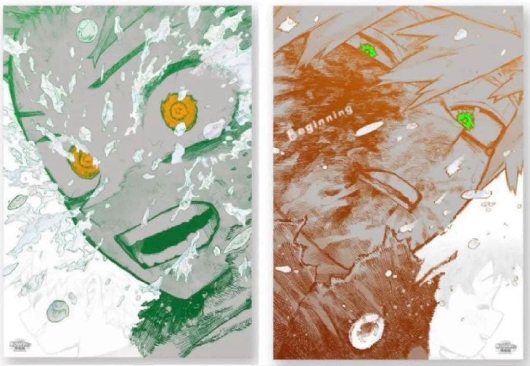 【新品未開封】僕のヒーローアカデミア 原画展 A2アートポスター2枚セット