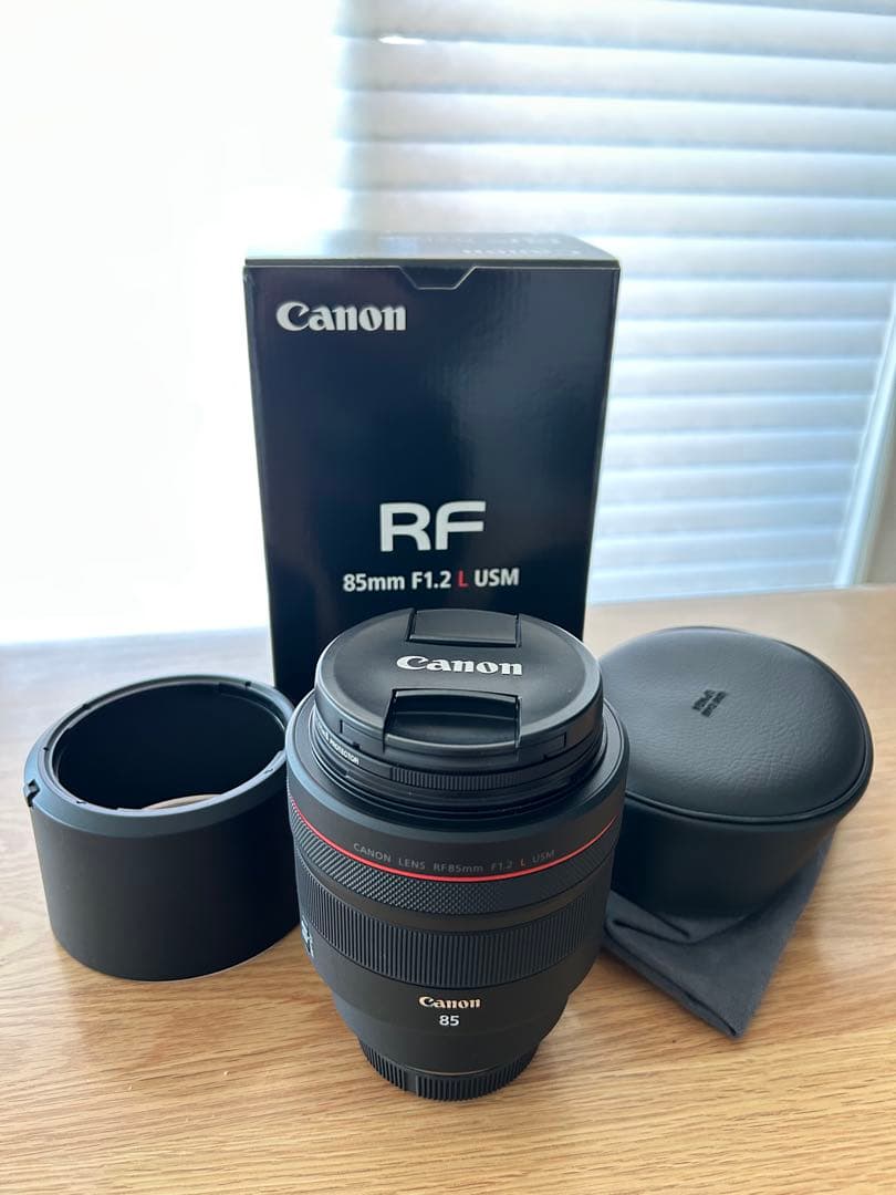 Canon RF85mm F1.2 L USM 美品｜純正フード・フィルター付き