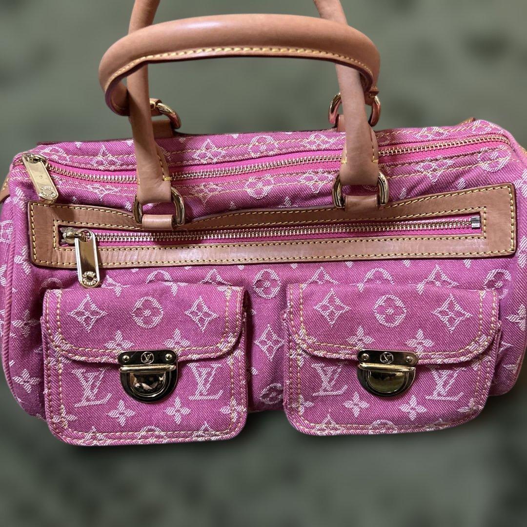 ノーブランドバッグ　デニム生地