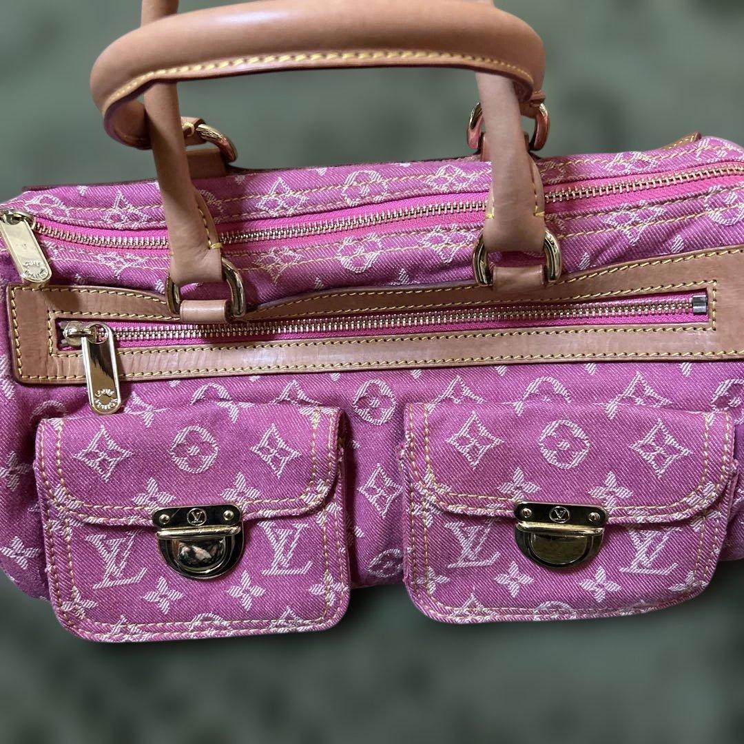 ノーブランドバッグ　デニム生地