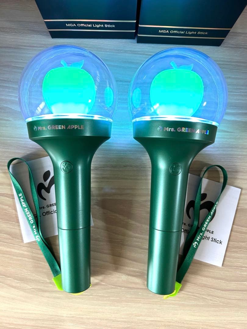 Mrs. GREEN APPLE ペンライト　りんご棒　2本