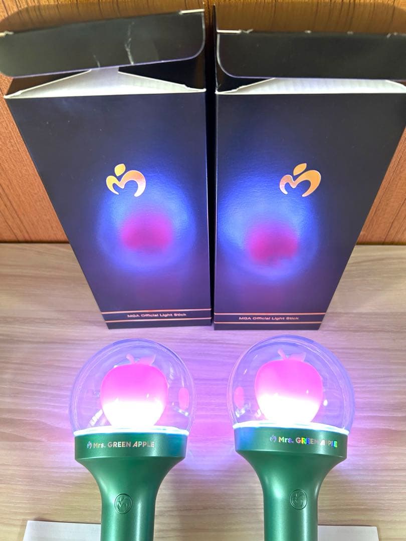 Mrs. GREEN APPLE ペンライト　りんご棒　2本