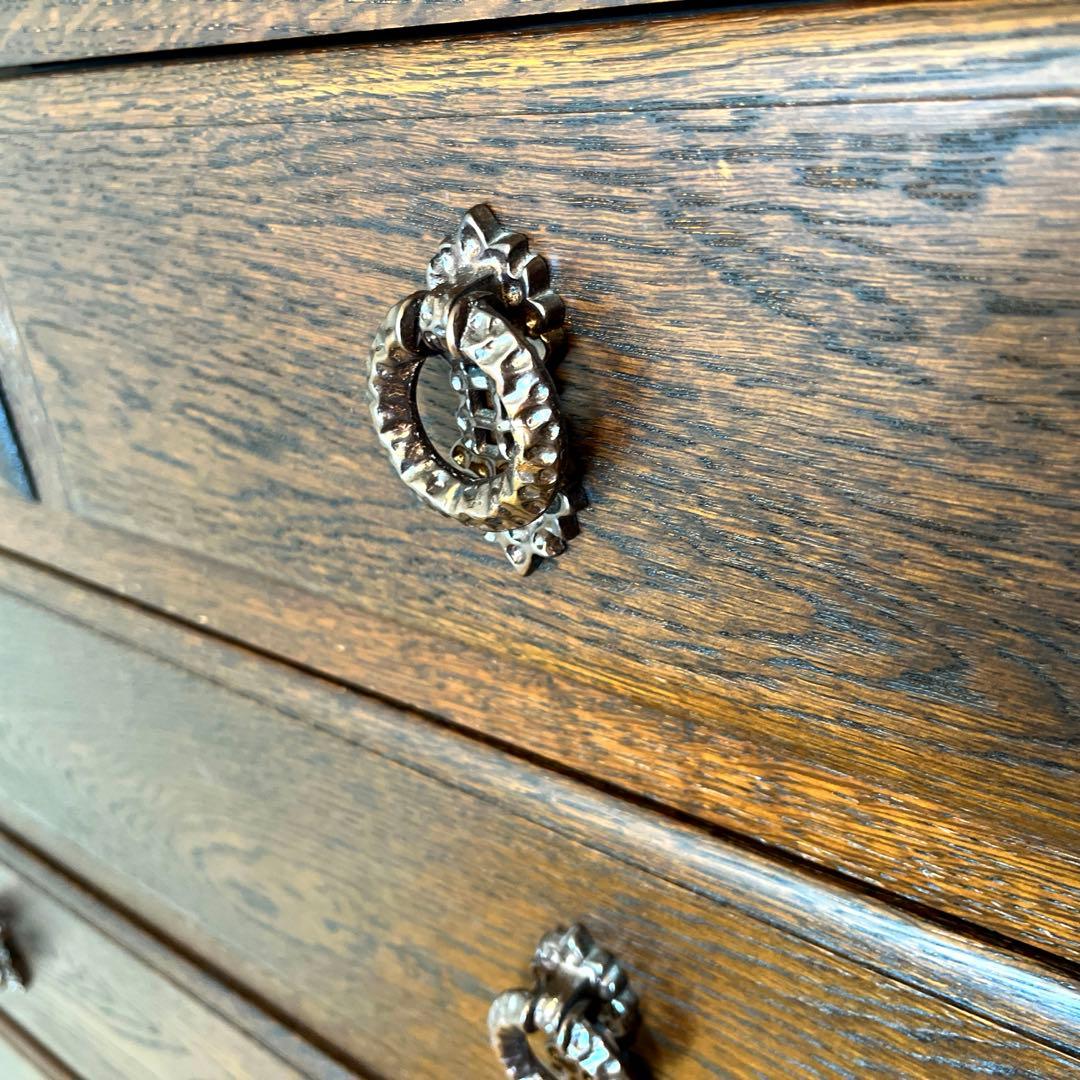 【美品】たんす　チェスト　ビンテージ　幅150 高さ108 ダークブラウン　箪笥