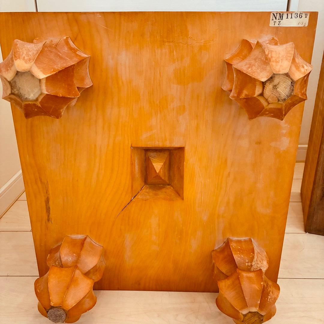 本榧　囲碁盤　6寸8分　6.8寸　前田榧碁盤店