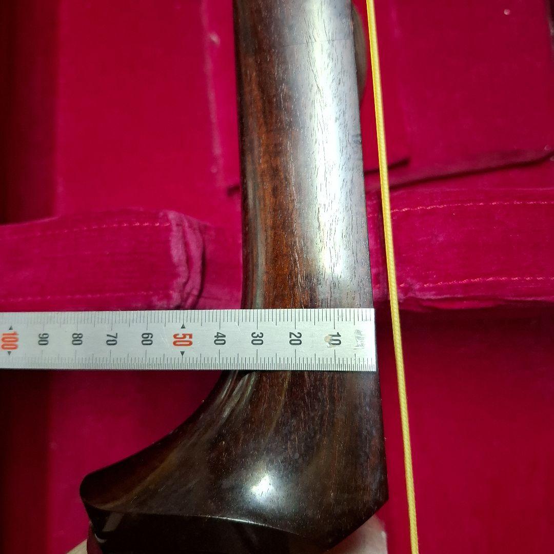 く*ら様 津軽三味線本体 3弦 赤い模様