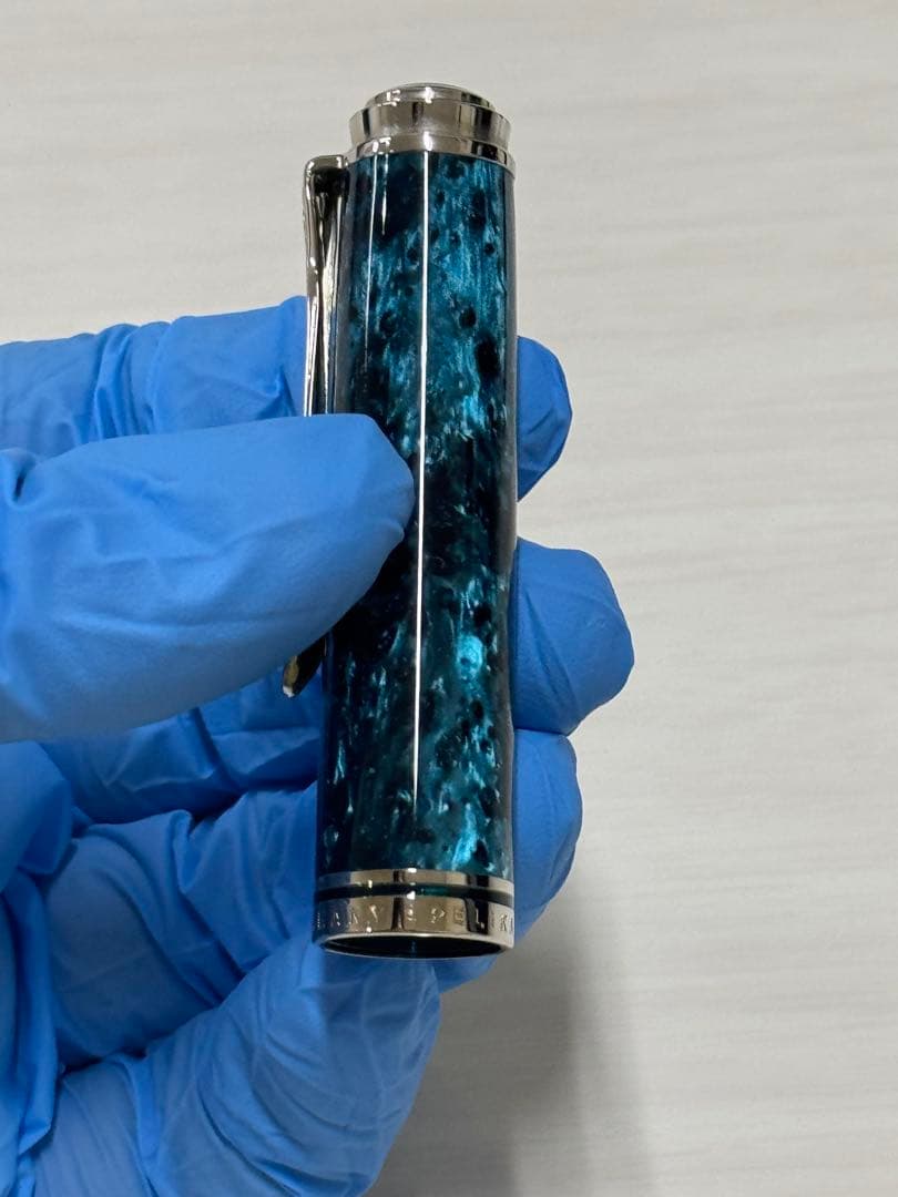 【超希少品】ペリカン　スーベレーン　M８０５　F　オーシャンスワール