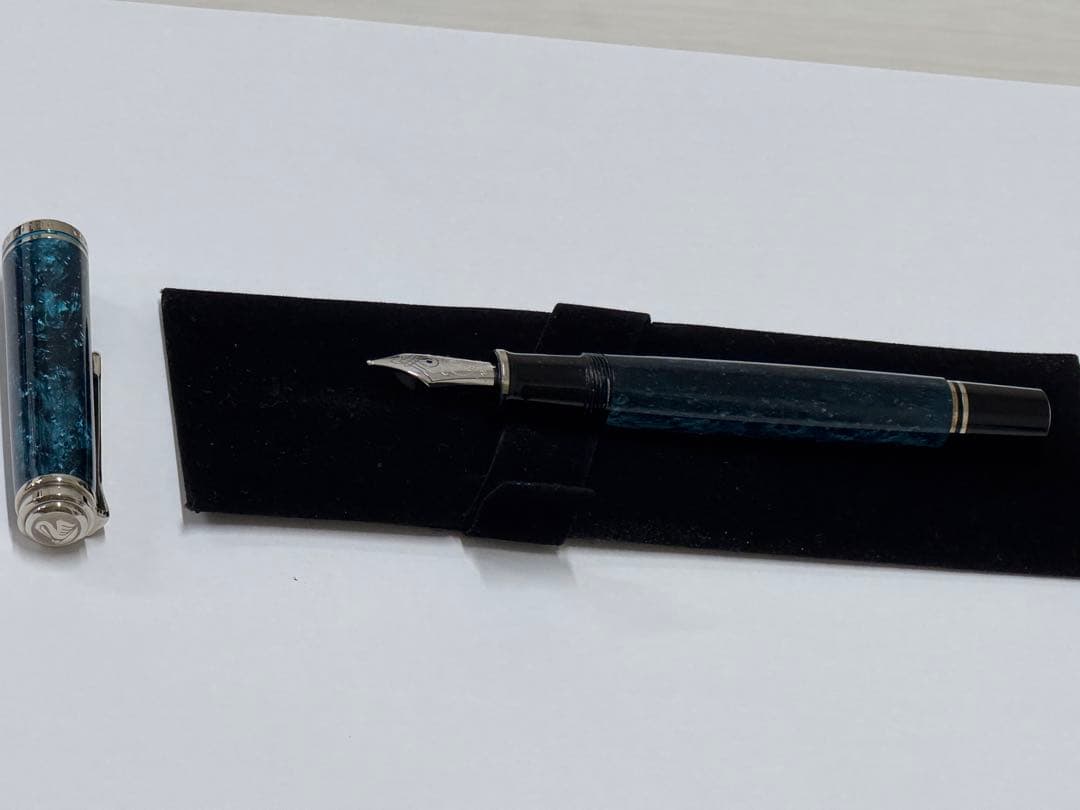 【超希少品】ペリカン　スーベレーン　M８０５　F　オーシャンスワール