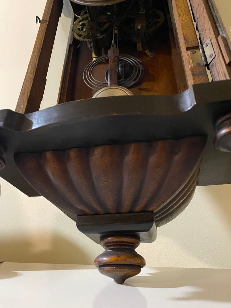 アンティーク　振り子時計　柱時計　ジャンク品