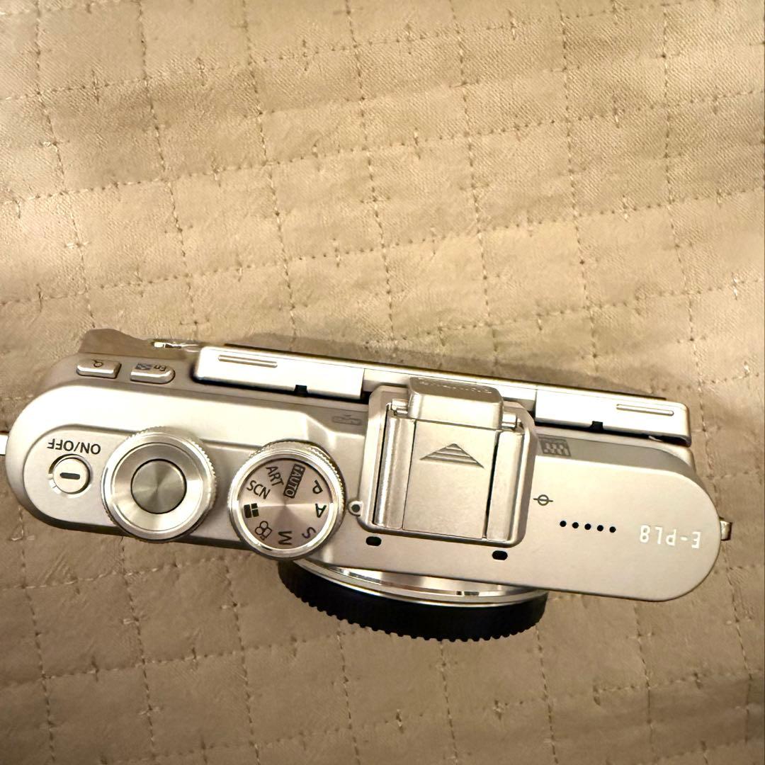 【美品】OLYMPUS PEN E-PL8 ブラウン ダブルズームキット 望遠