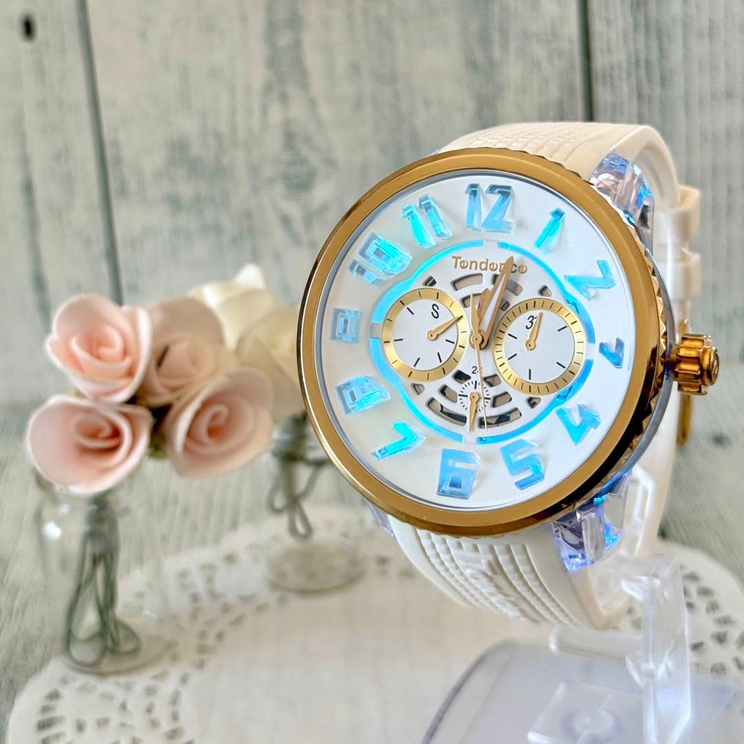 【.希少】Tendence テンデンス 腕時計 FLASH フラッシュ ゴールド
