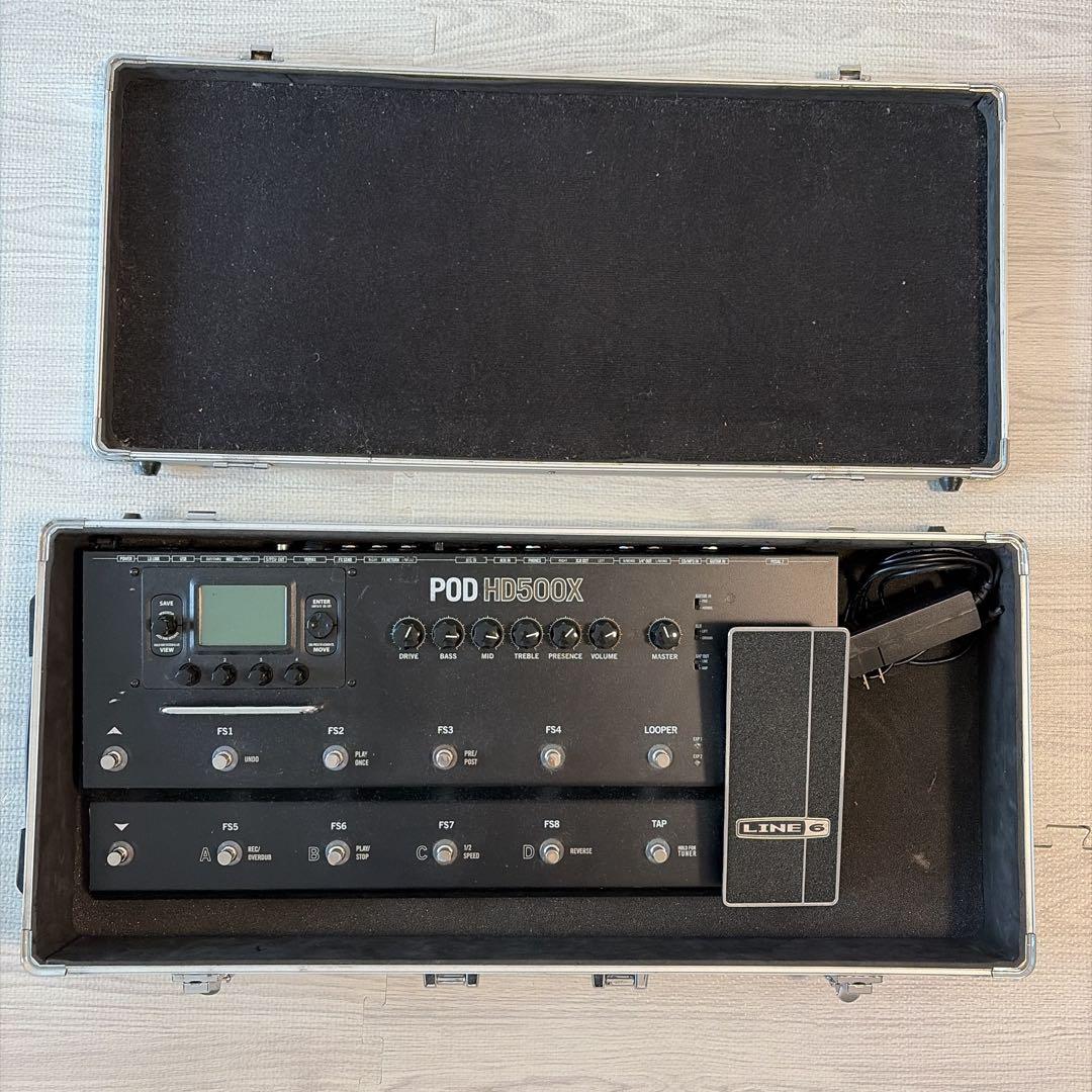 LINE 6 POD HD500X ギターエフェクター　ケース付き