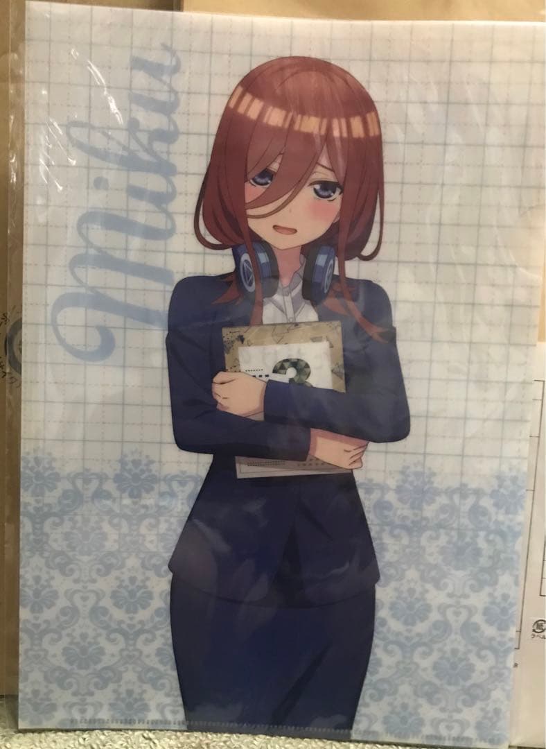 中野三玖　五等分の花嫁検定　クリアファイル