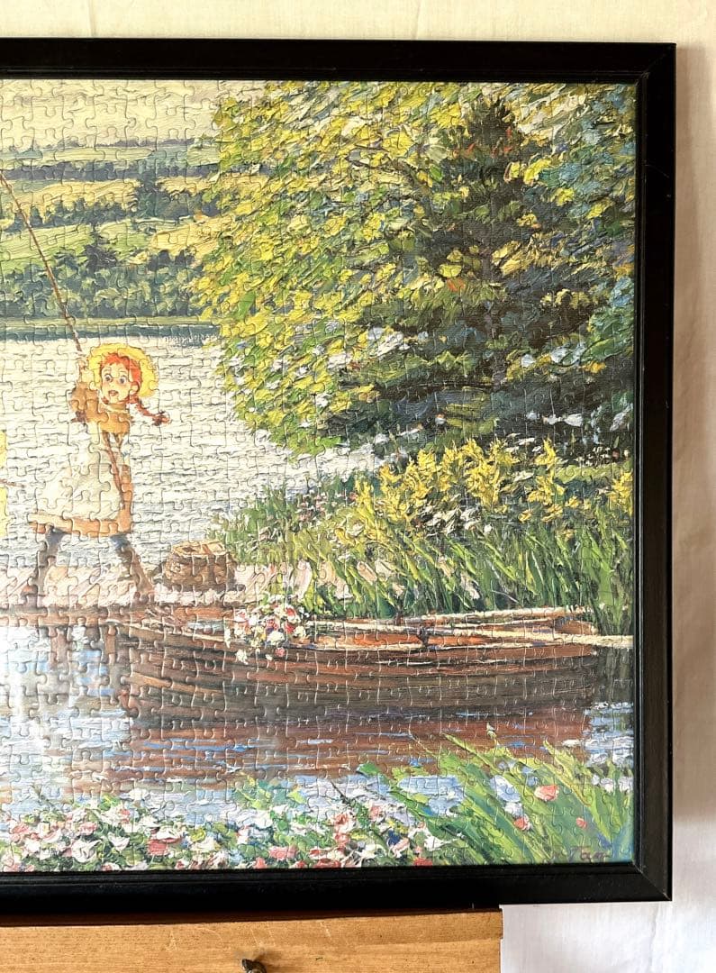 RORD 赤毛のアン 1000Pきらめきの湖(完成品)+皿