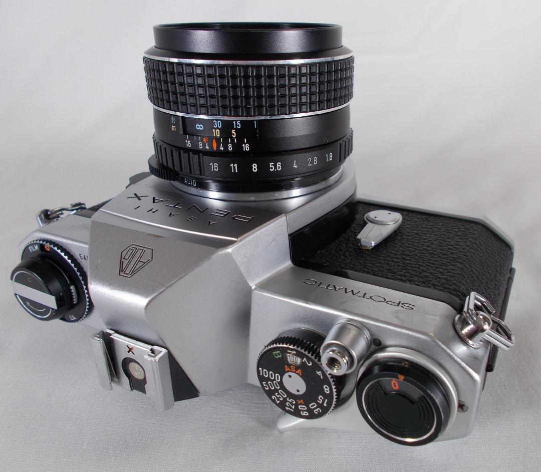 フィルムカメラ 整備済 完動品　Pentax SPII + f1.8　P209