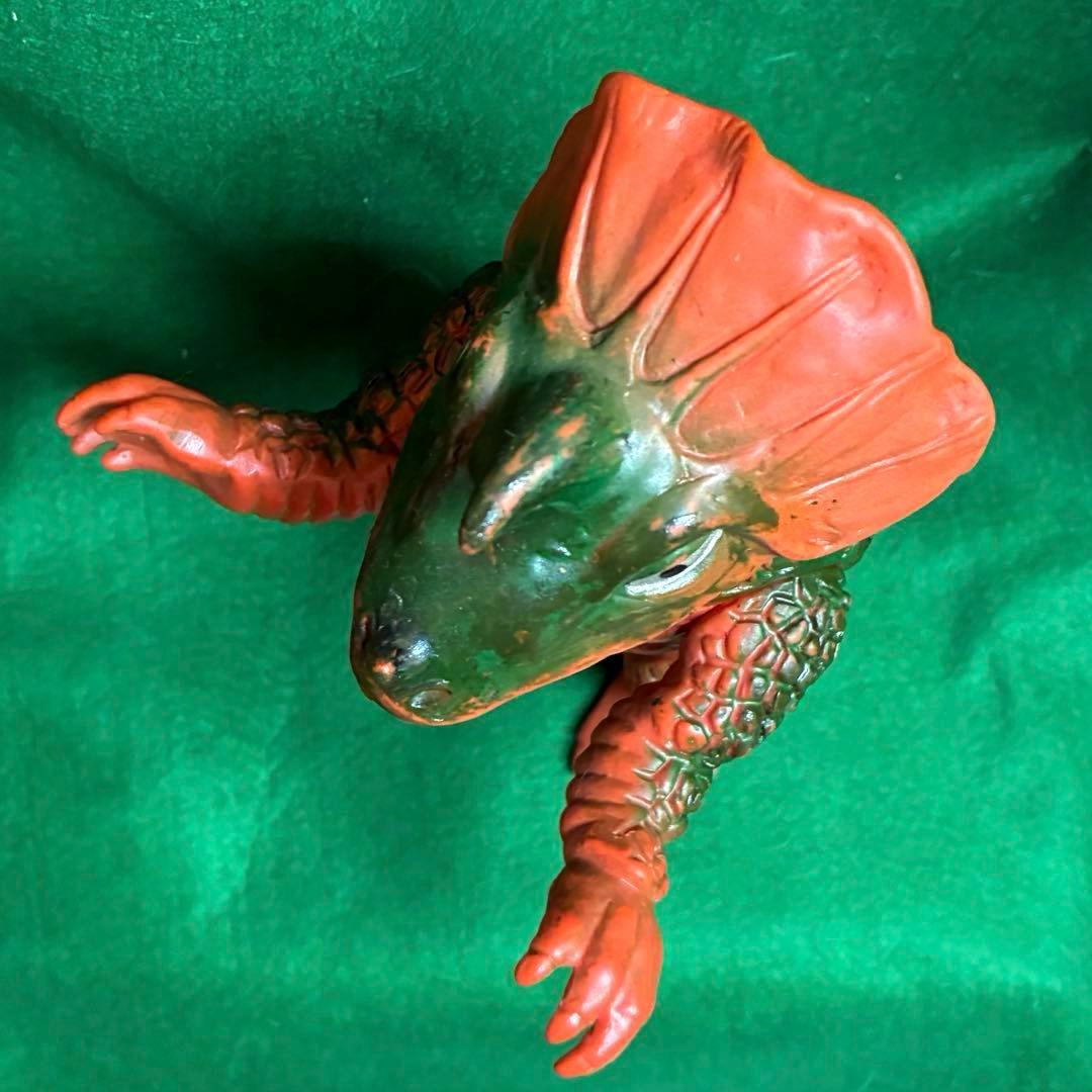 【昭和当時物】■ ブルマァク アギラ ソフビ / セブン カプセル怪獣