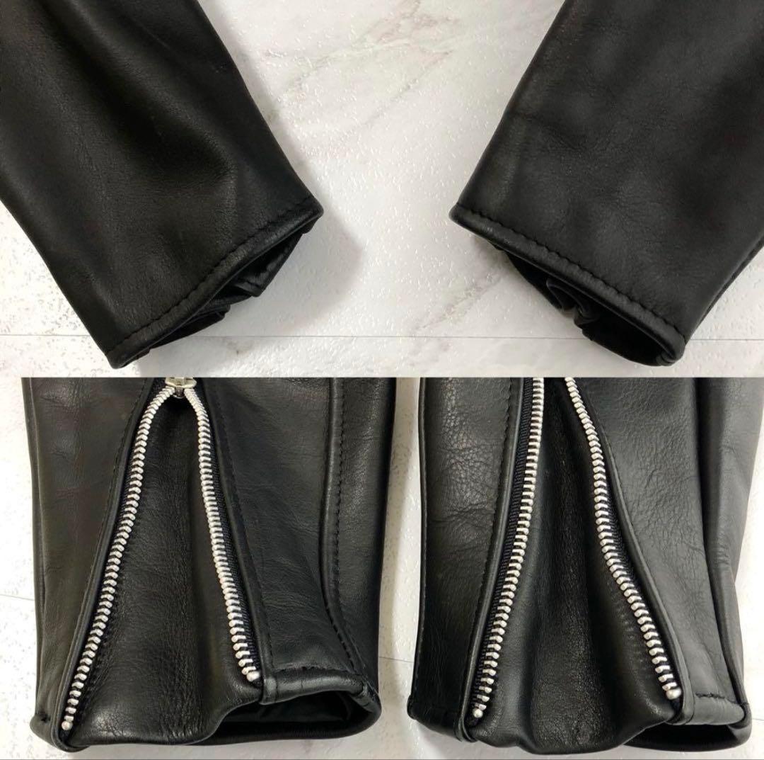 美品　ショット ATOMIC GARAGE別注 ライダースジャケット ライナー付