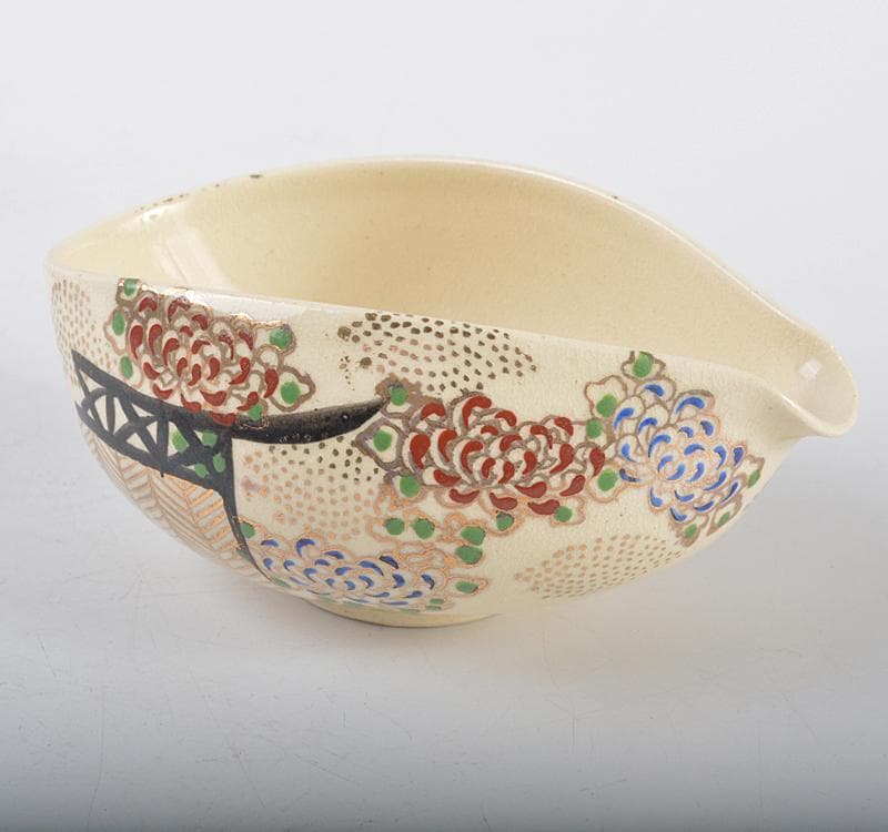 茶道具　京焼　薩摩焼など　湯冷まし　4点まとめて　R4318