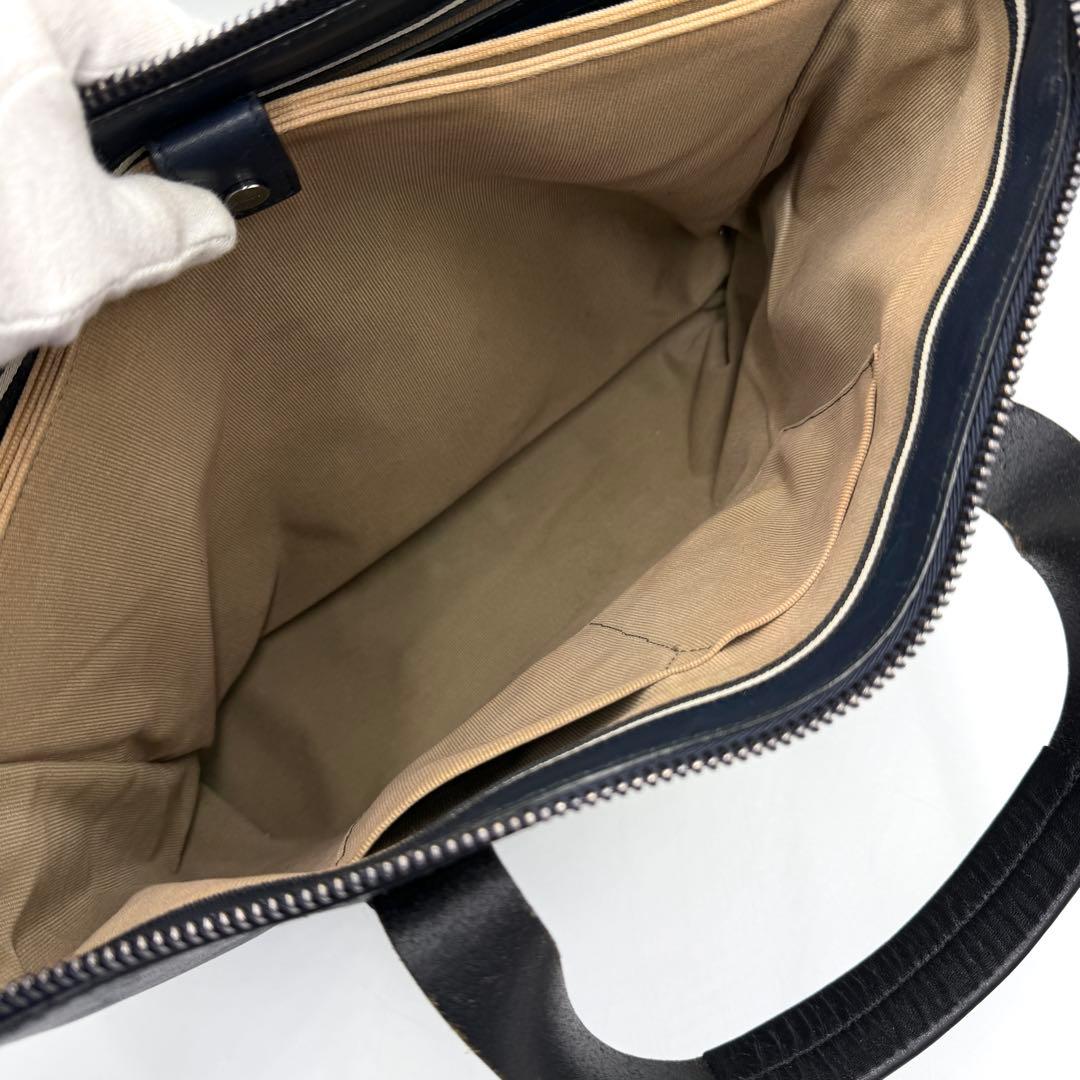 【美品】バリー ビジネスバッグ BIVIOS トレスポ レザー ネイビー 現行