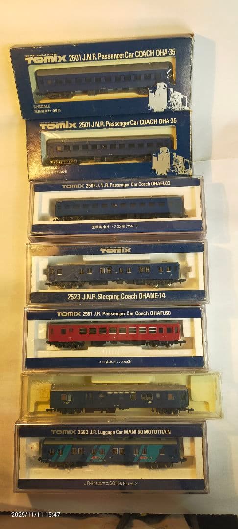 TOMIX Nゲージ 客車セット各種 7両
