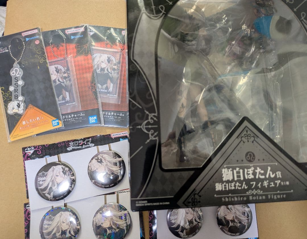 一番くじ ホロライブ Villain Style 獅白ぼたん 7点セット