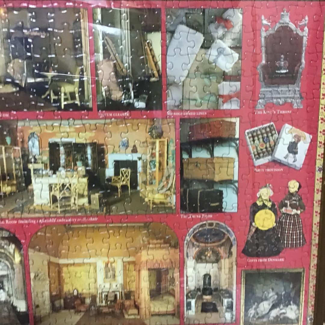 ジグソーパズル　QUEEN MARYS DOLLS HOUSE 木枠付き　完成品