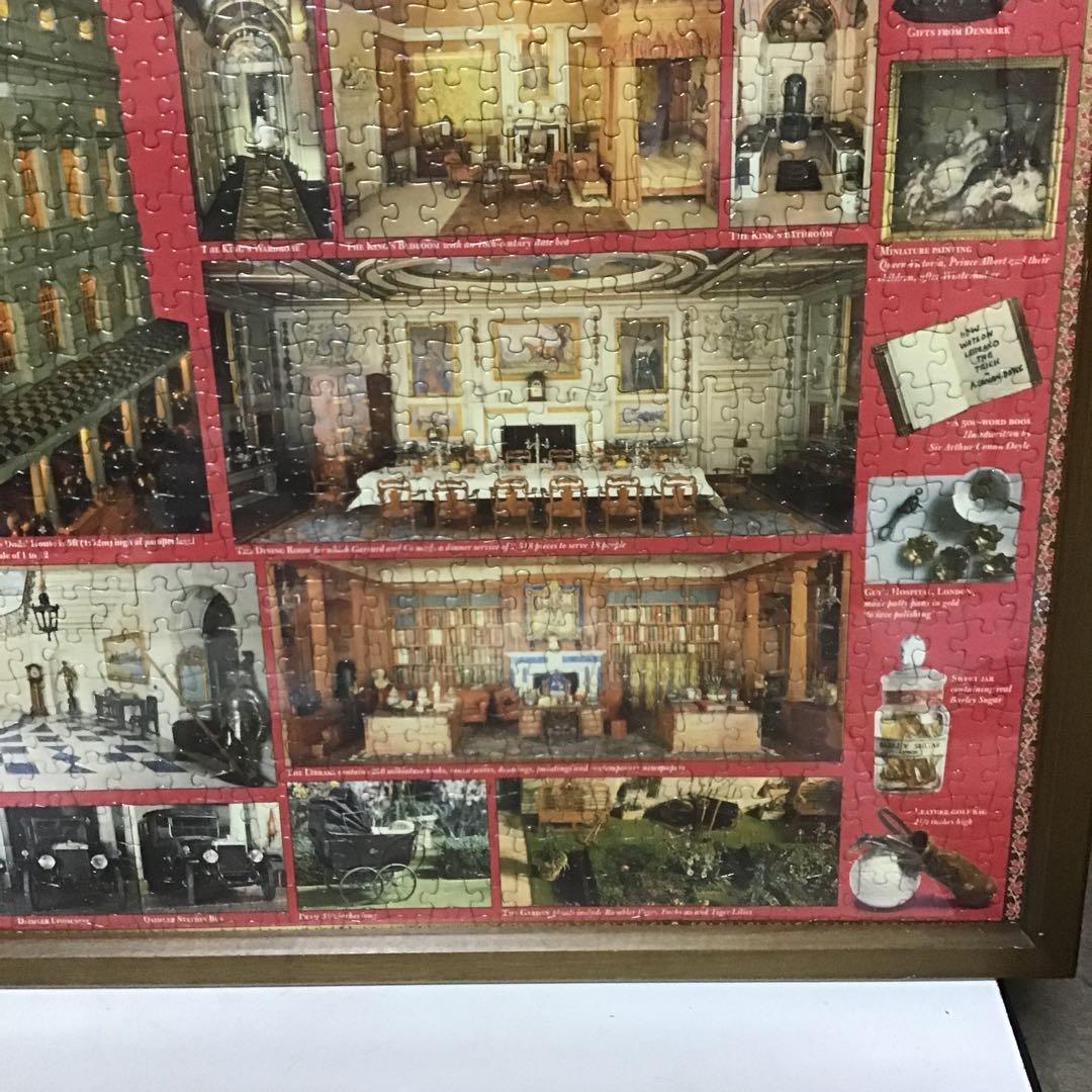 ジグソーパズル　QUEEN MARYS DOLLS HOUSE 木枠付き　完成品