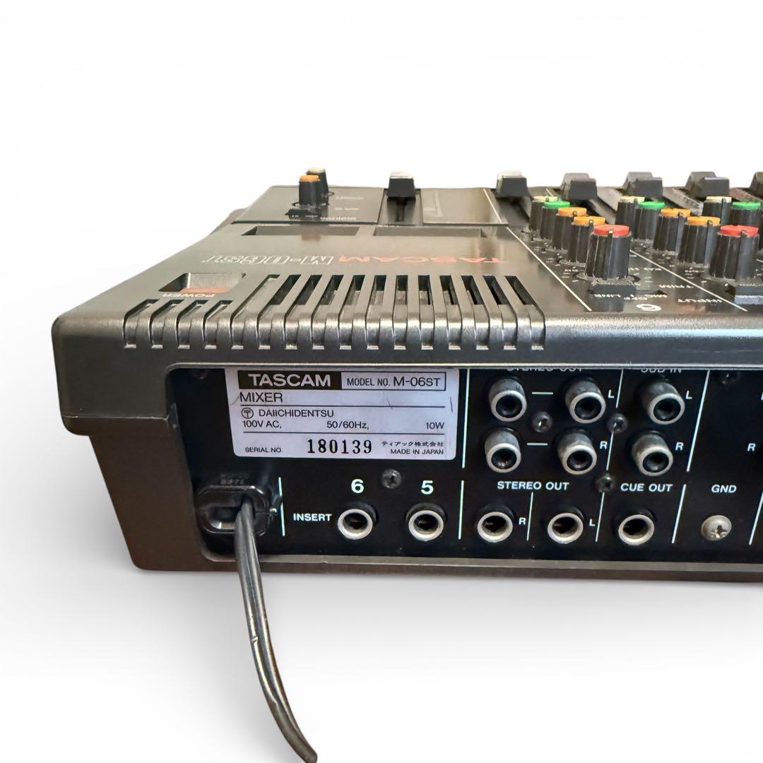 【美品！】TASCAM M-06ST アナログミキサー　TEAC ⭐︎取扱説明書