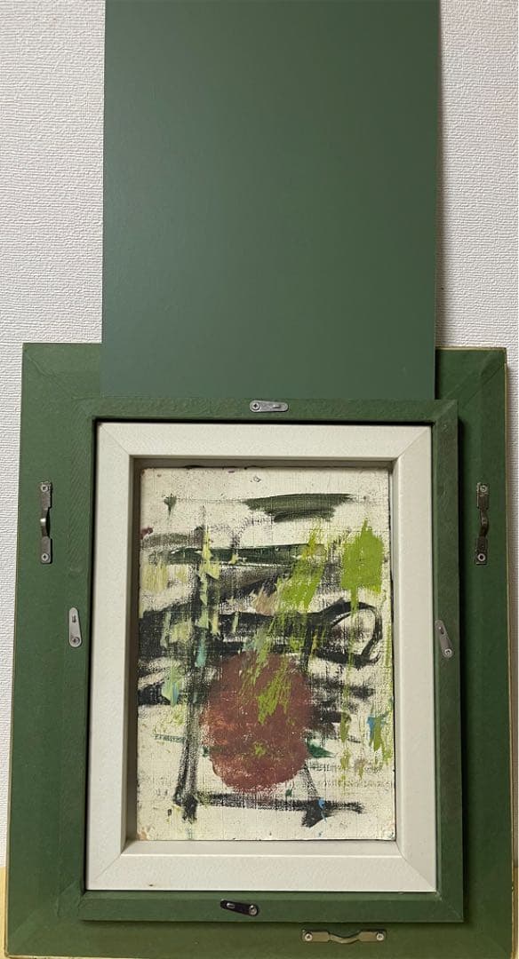 作家不詳 幻の画家 原勝四郎？油彩 板絵 SM 真筆保証 1点物